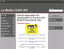 Tablet Screenshot of lamoilleschools.org